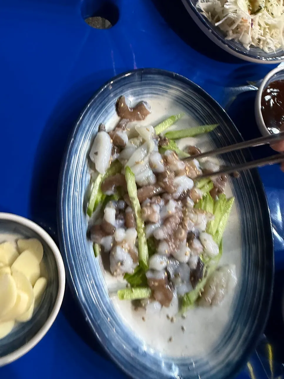반달섬 해산물 맛집 음식 클로즈업
