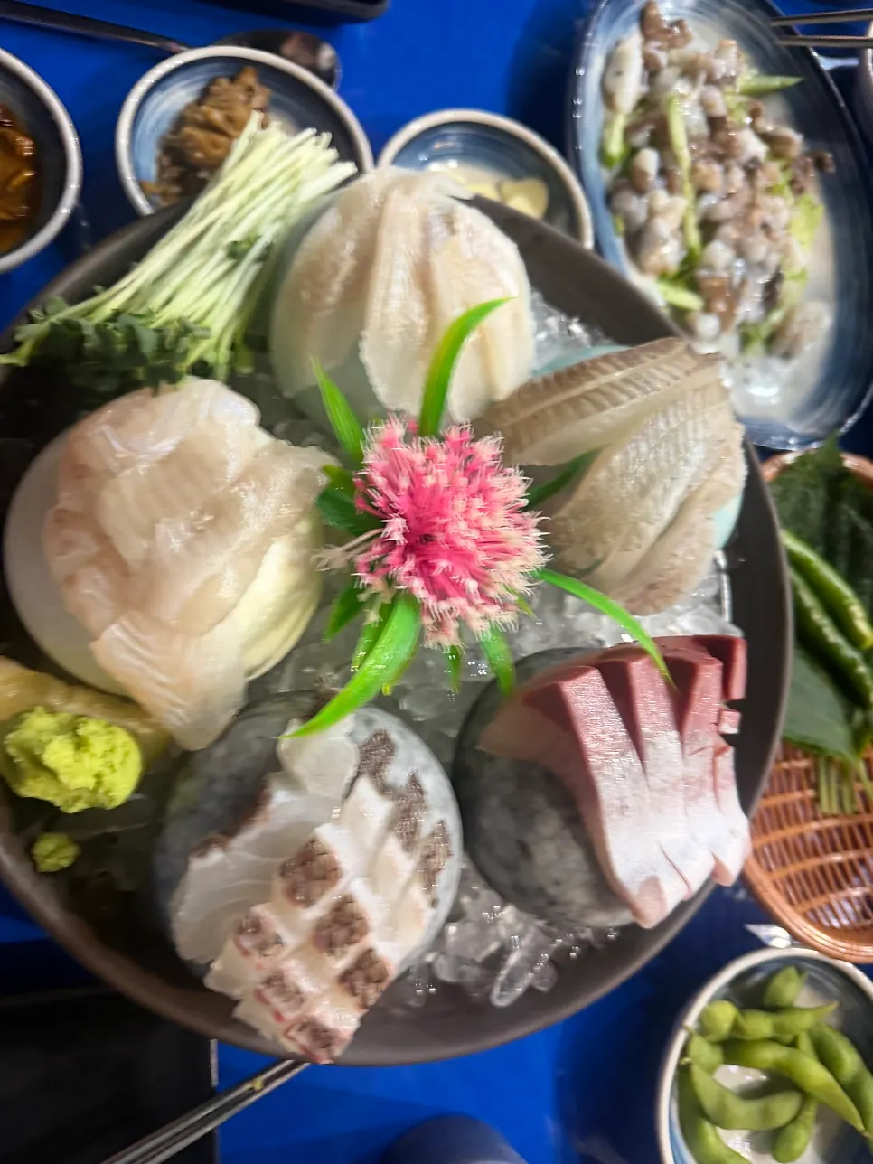 어촌계1번지 저녁 식사 상차림