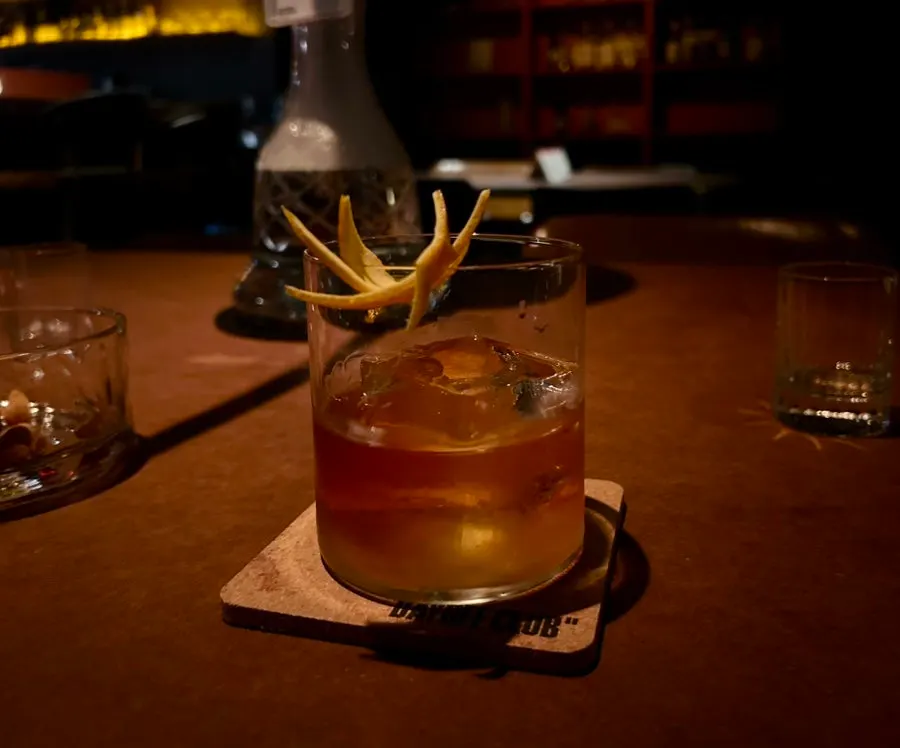 Old fashioned cocktail at EOD Hannam