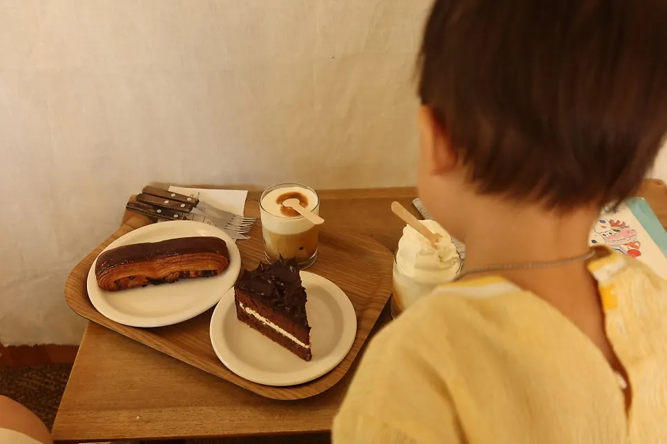 Matilda choco cake and Pain au Suisse