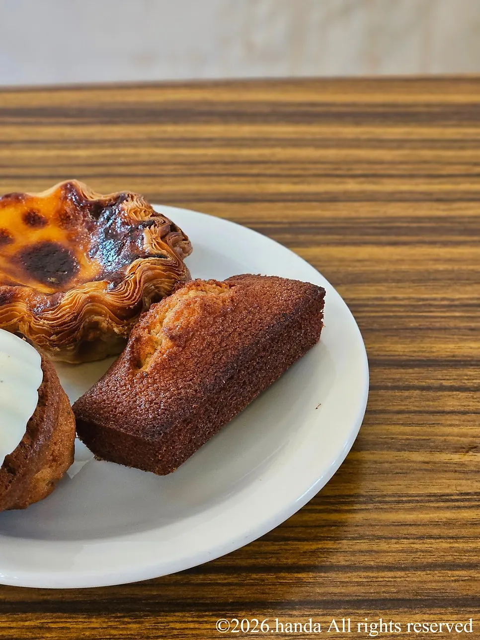 Close-up of the classic financier