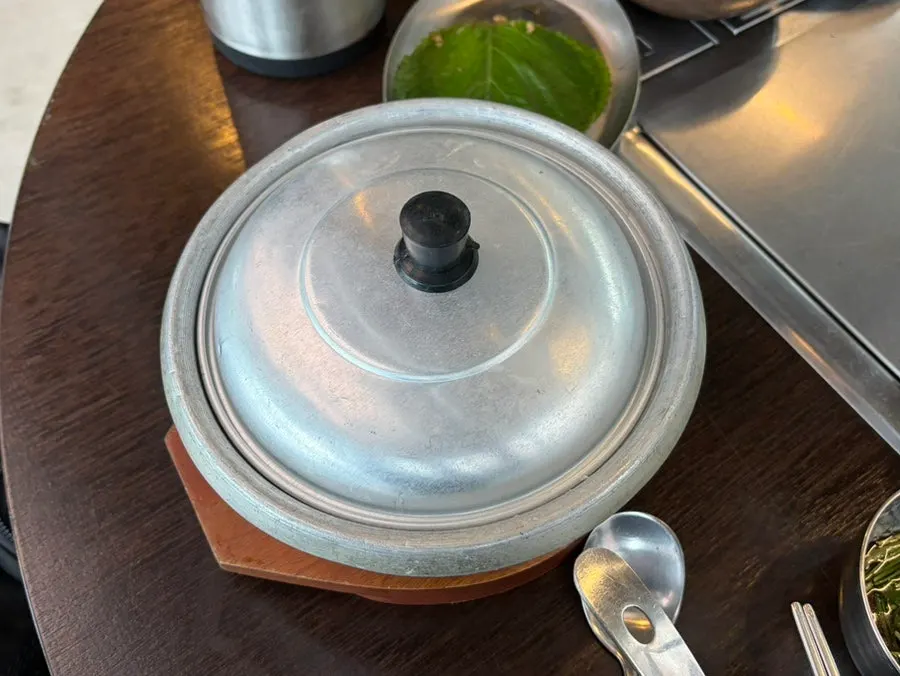 Pot rice for two people