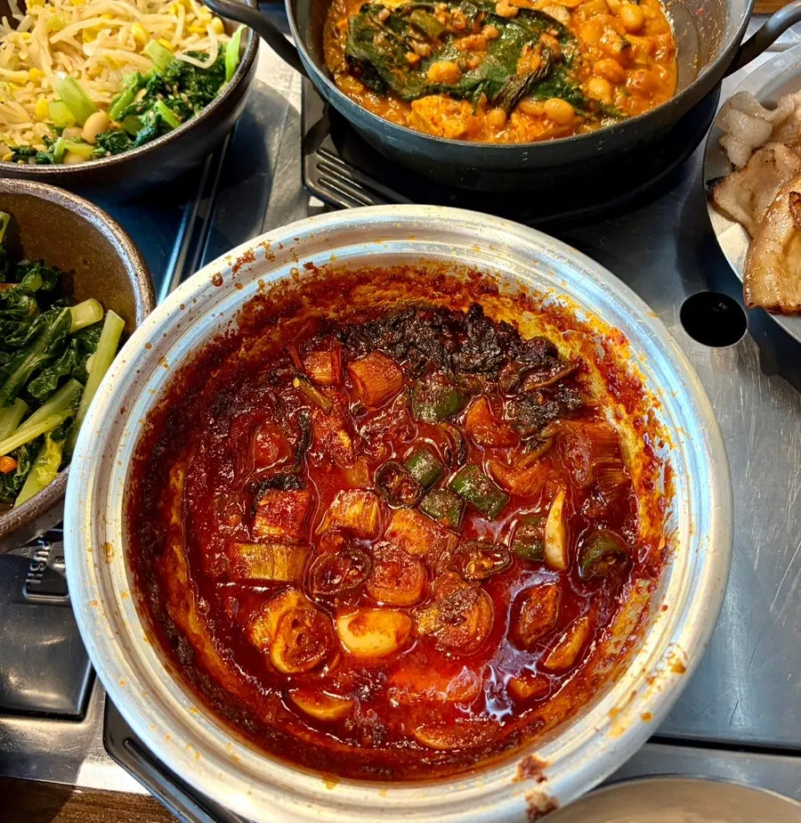 Plate of smoky charcoal bulgogi