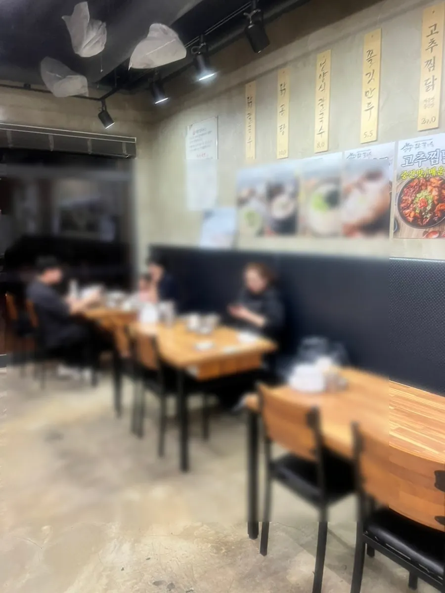 Clean seating at the newly opened restaurant