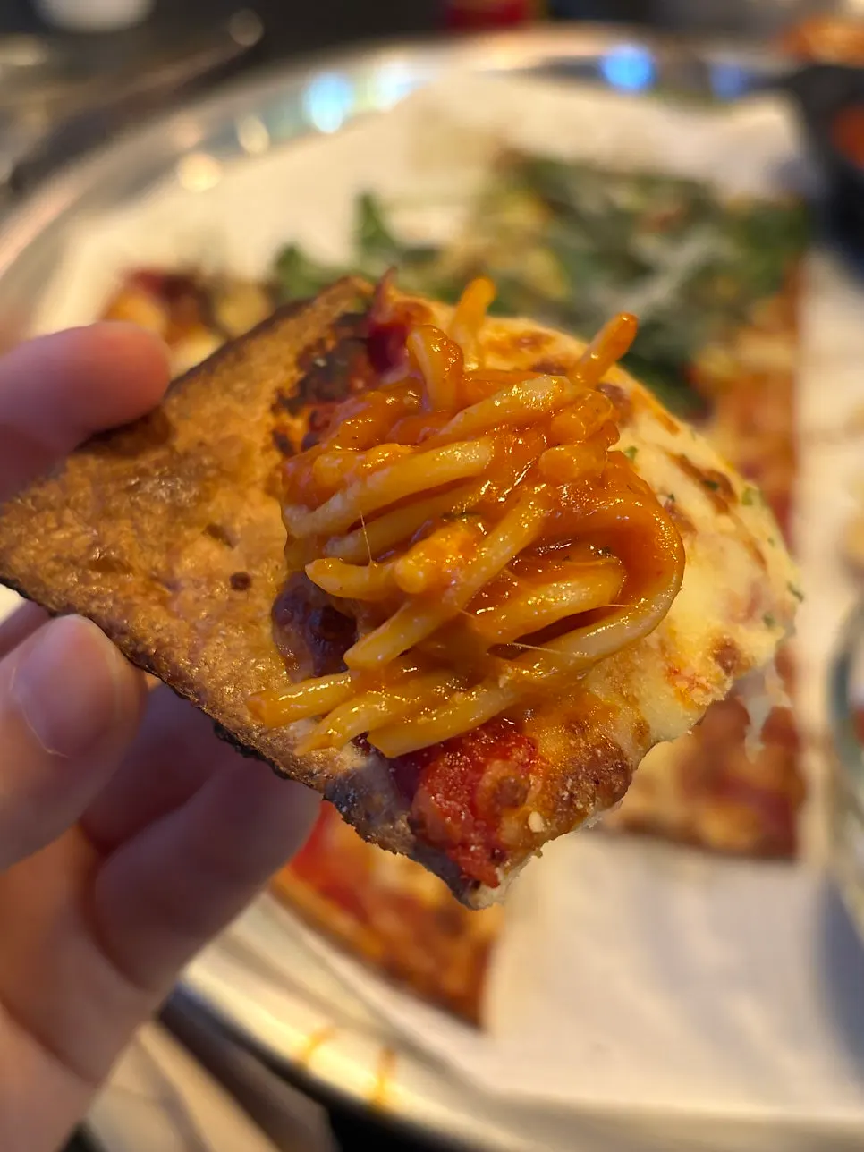 Oven spaghetti con pepperoni