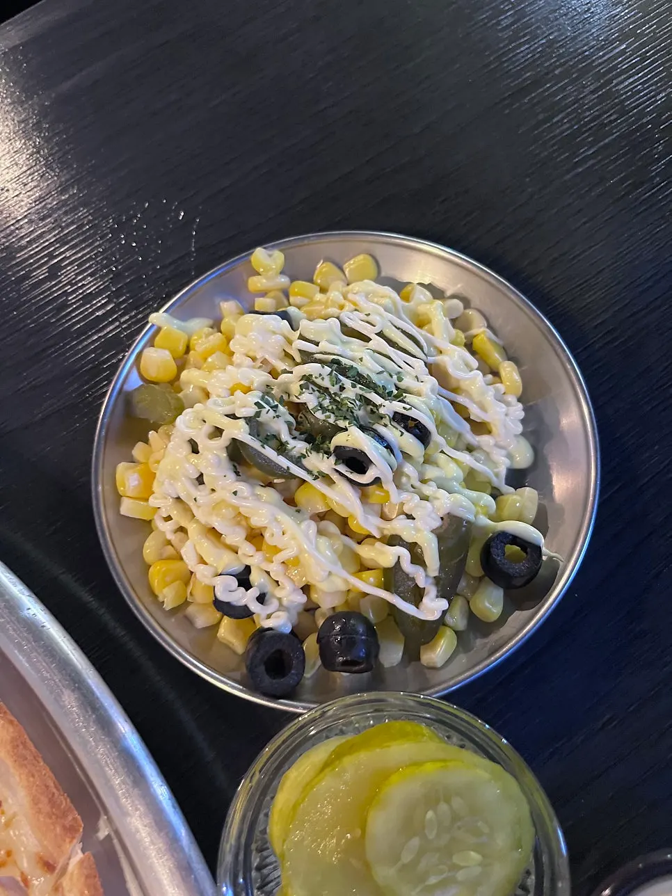 Corn kernels served as a basic side dish at Eopija