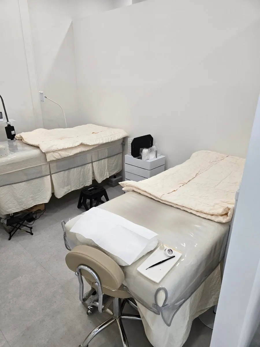 Eoriti's dedicated lash lift training space