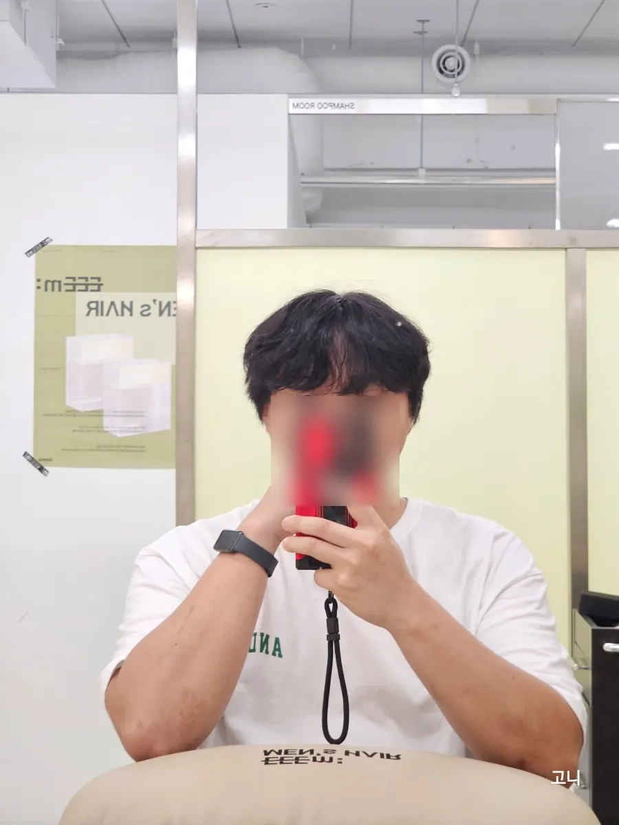 Hair condition after growing it out for 2 months, before the treatment