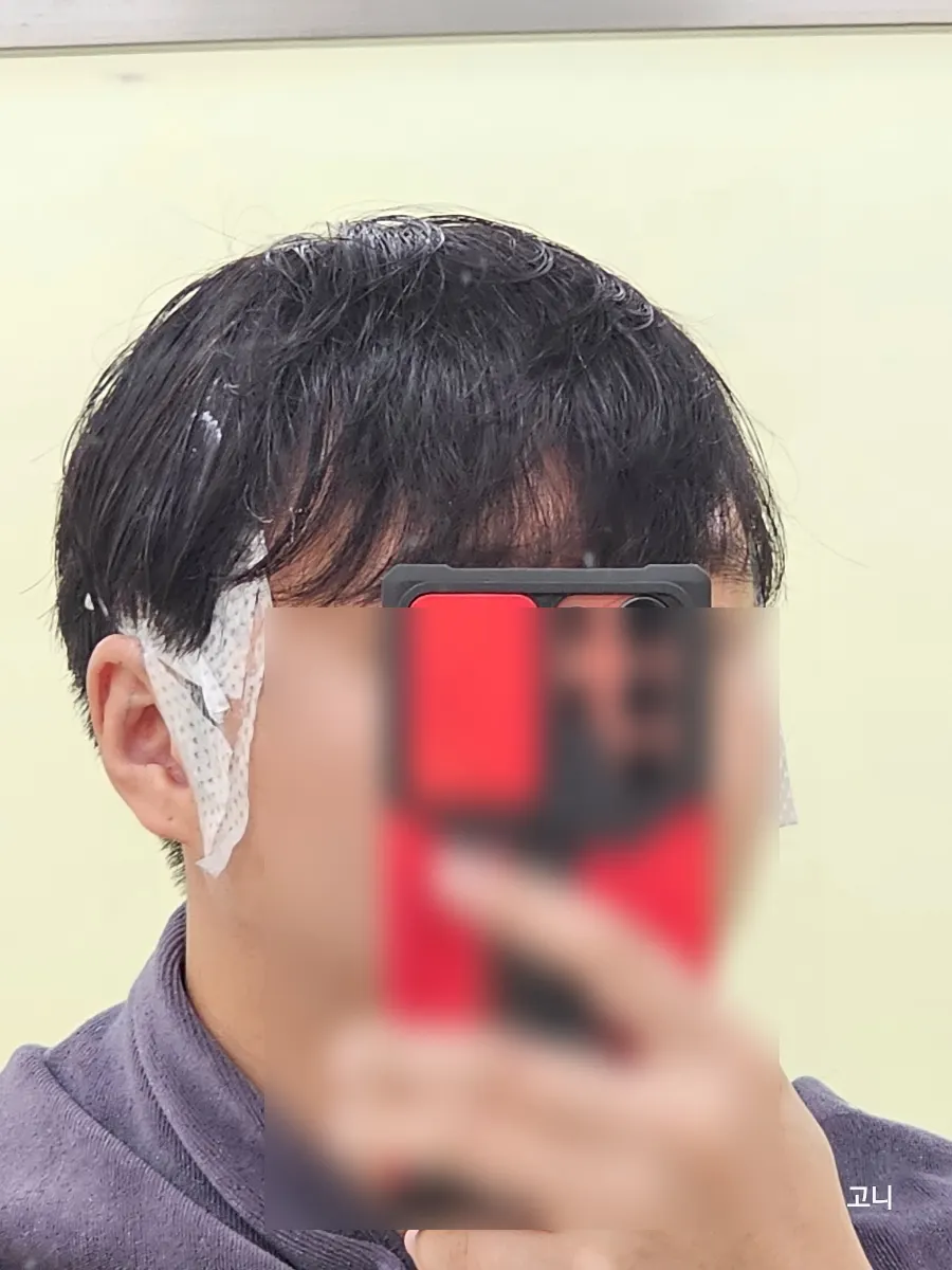 Applying down perm product and heat treatment process