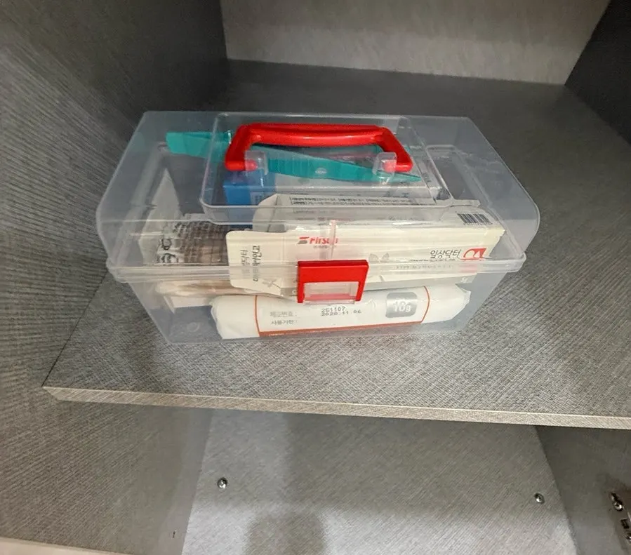 First-aid kit provided in the room