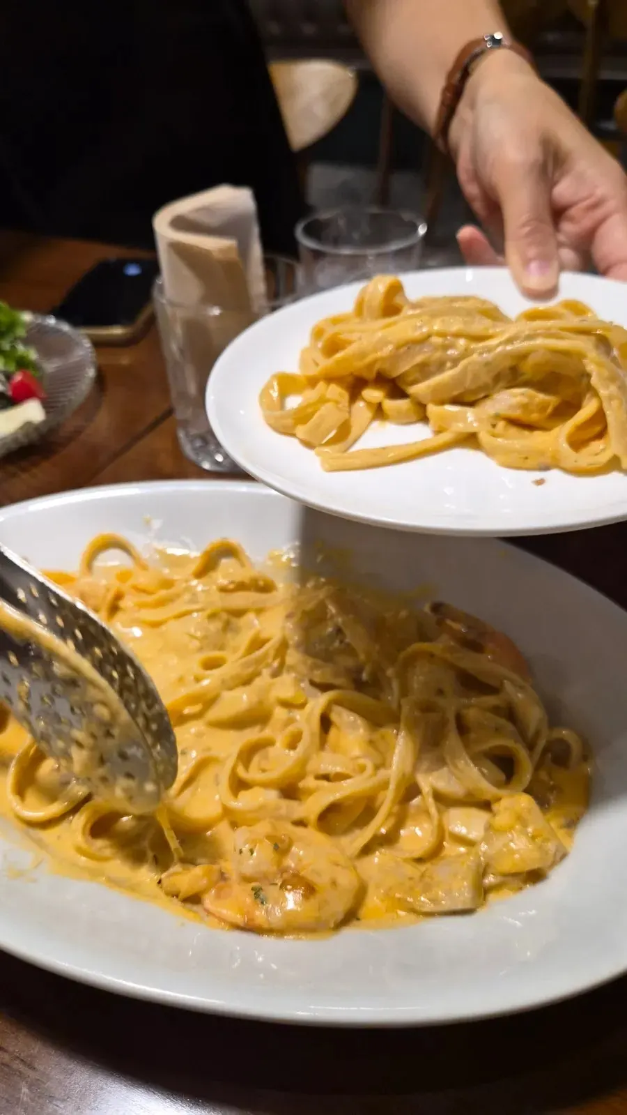 Full plate of Toowoomba pasta