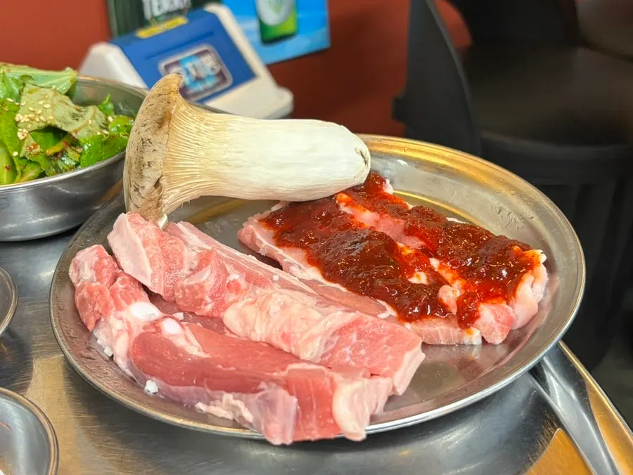 반찬을 가져다 먹을 수 있는 셀프바