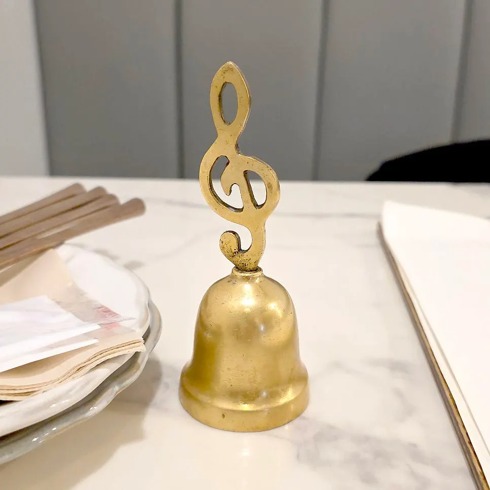 The bell on the table used to call staff for ordering