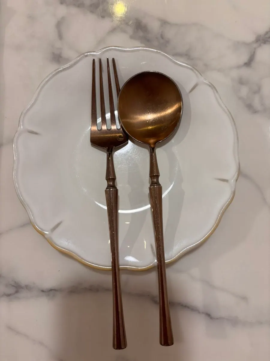 The table at Eulji Darak set with the ordered dishes