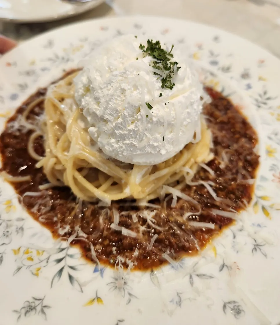 Close-up of Darak Rose Pasta