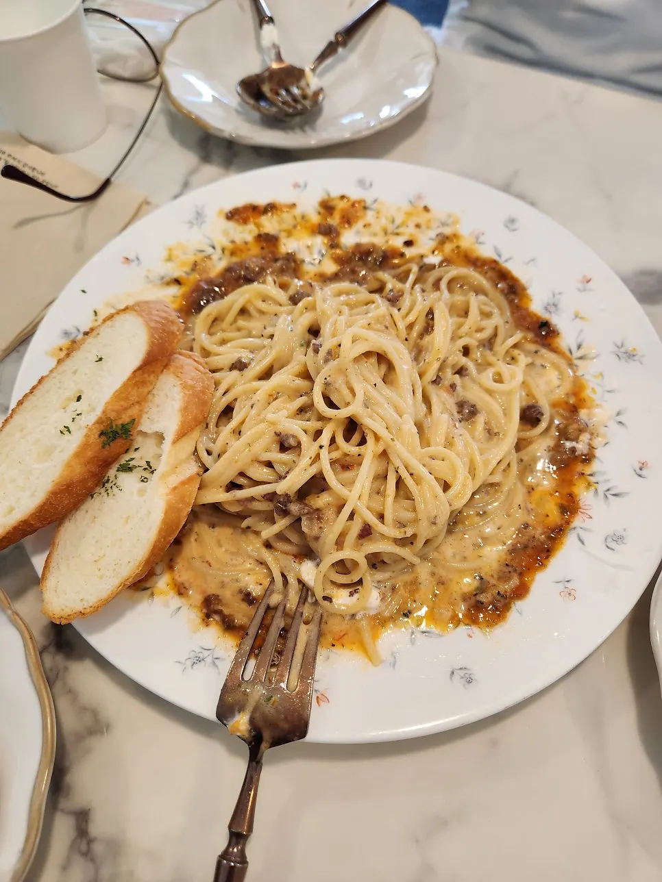 Darak Rose Pasta before mixing the sauce