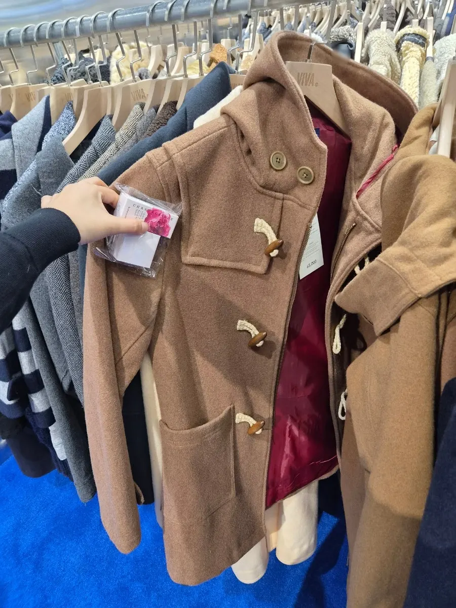 Detail shot of a vintage coat