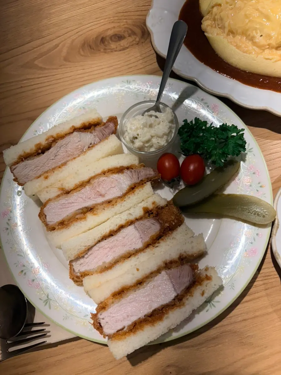 Plate of Katsu Sando at Eulji Darak