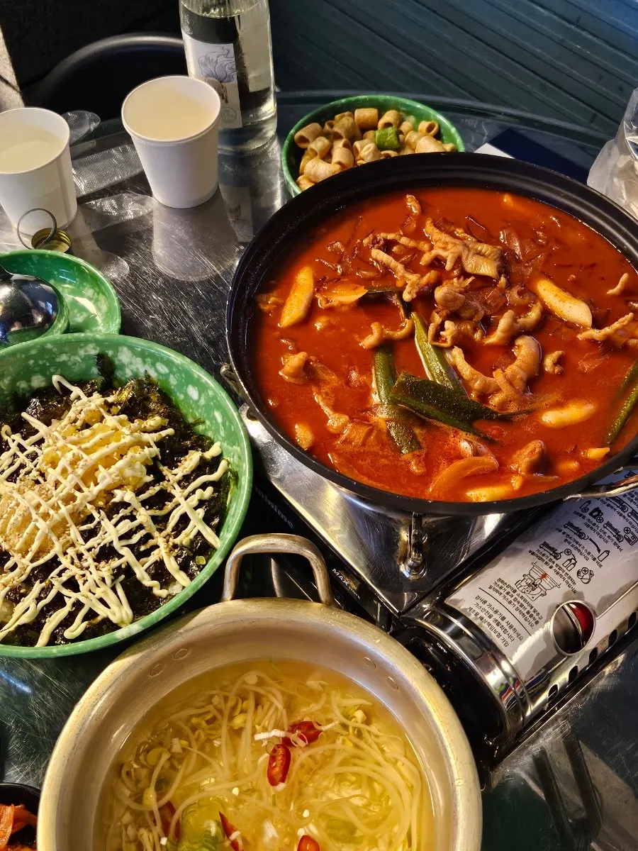 매콤한 양념의 무뼈닭발 클로즈업