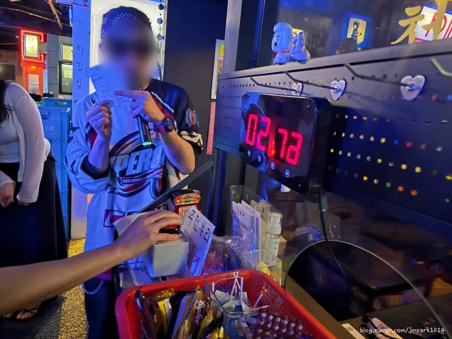 을지포차 매장 이벤트 진행 모습