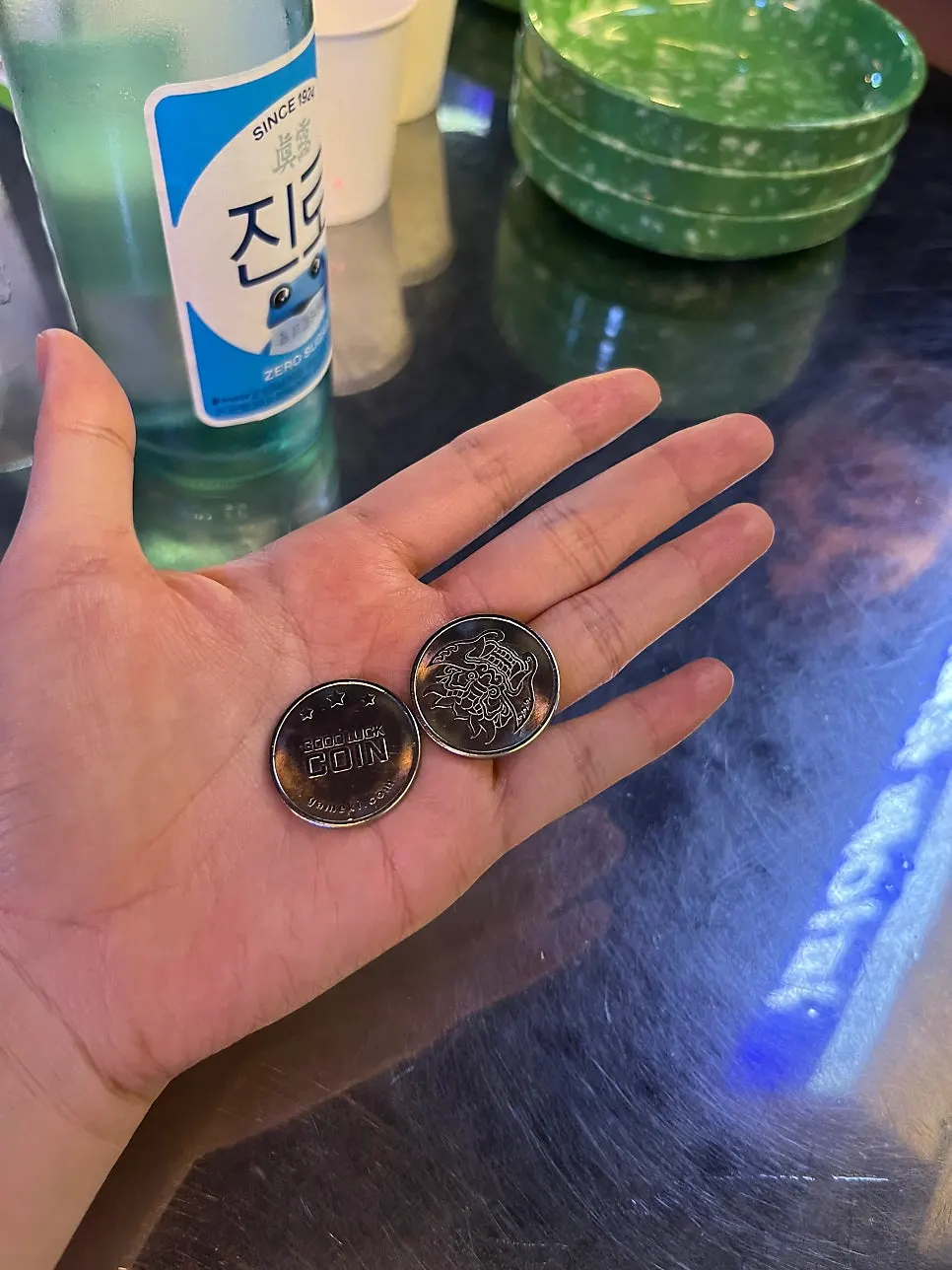 Rincón de snacks como algodón de azúcar y dalgona para usar con los coins
