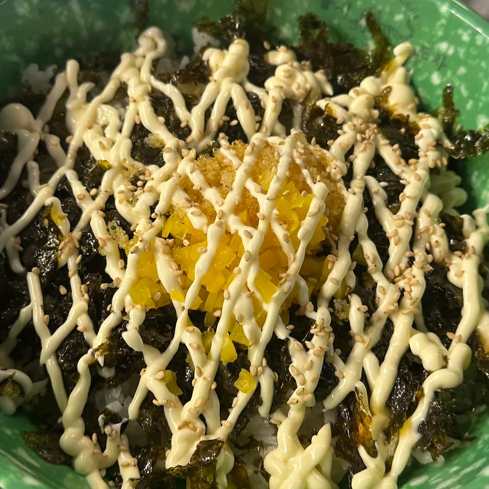 A generous bowl of self-rolled rice balls