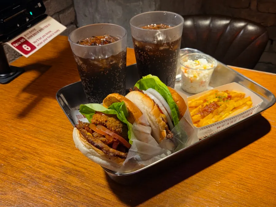 Representative image of handmade burgers at BAS Burger Euljiro Branch
