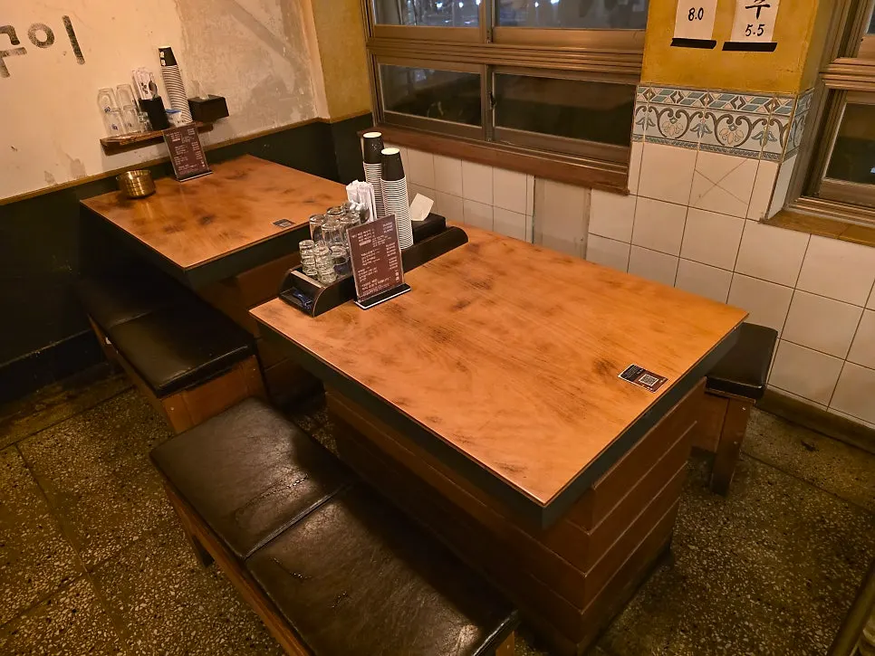 乙支白炭骨烤肉店內收尾鏡頭