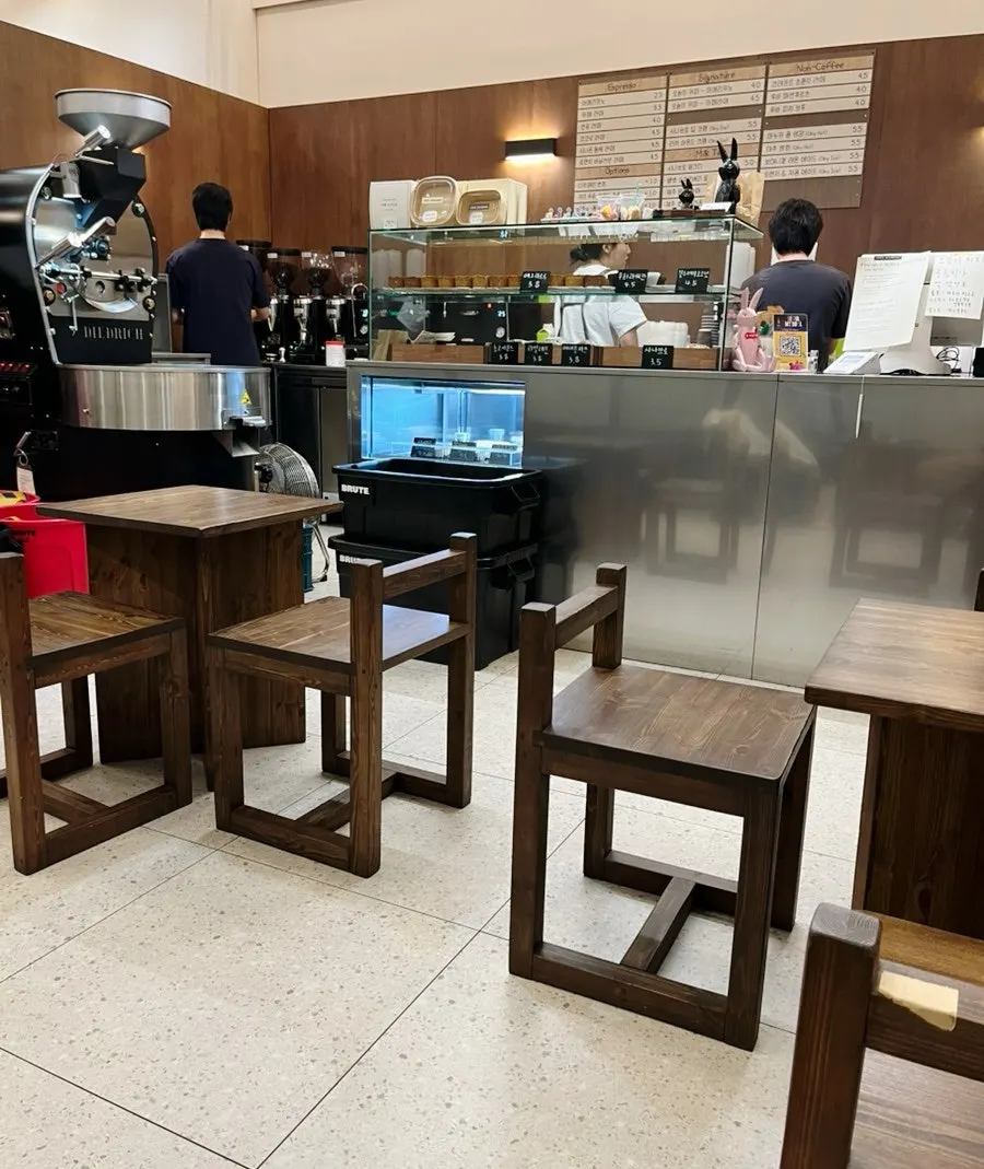 Interior space of Cafe Sinabro