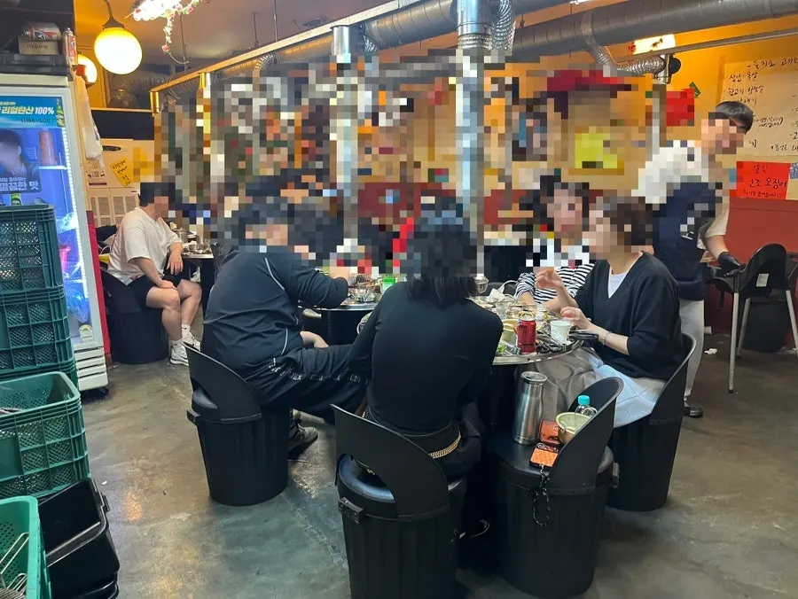 Full meat spread at Euljiro Yeontan Gui Luone City Branch