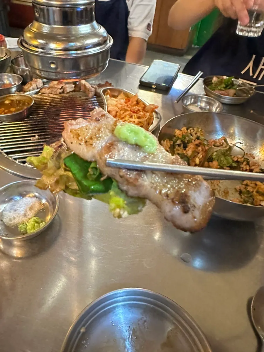 결대로 찢어 구운 새송이버섯