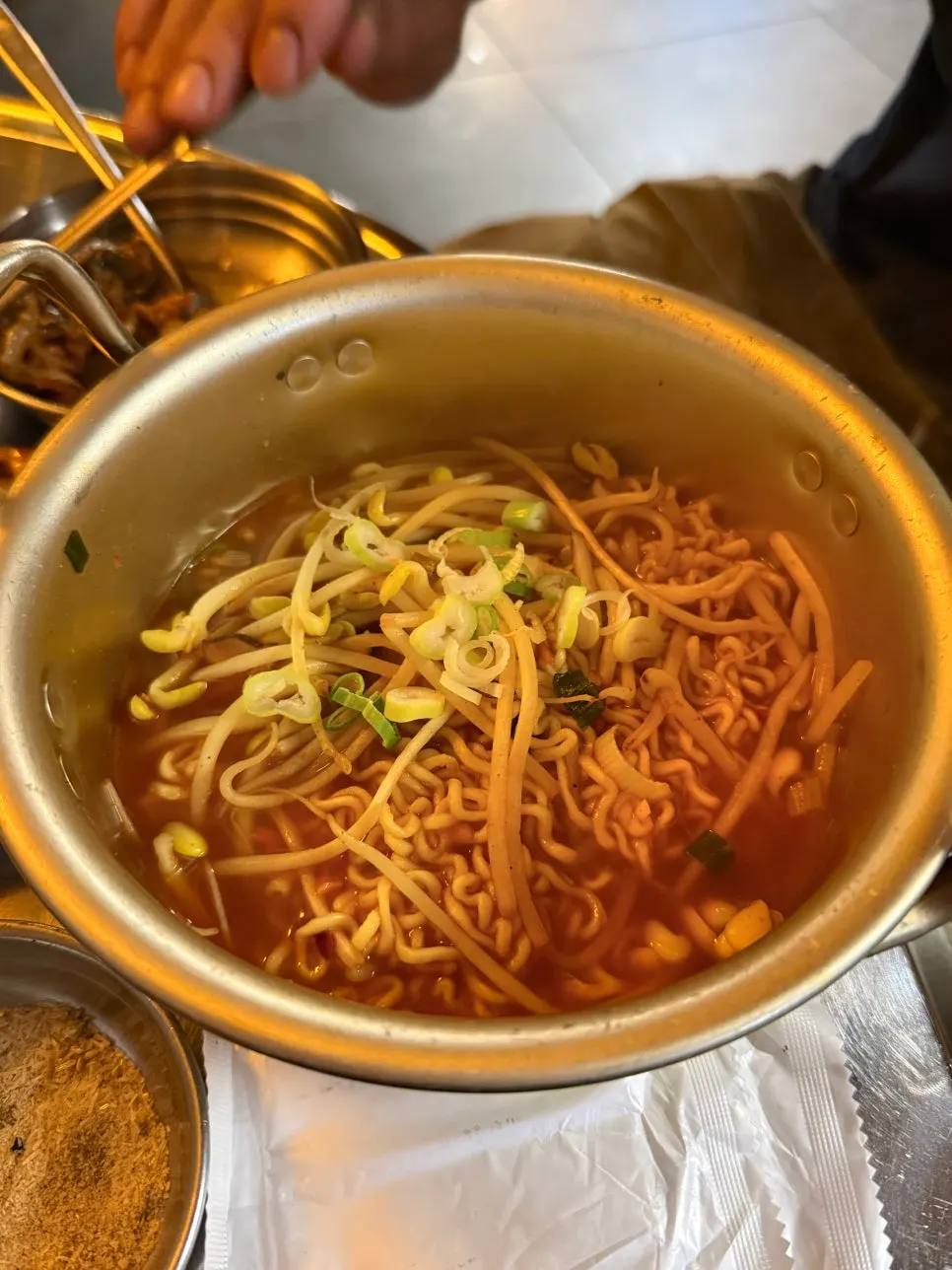마무리로 주문한 해장라면
