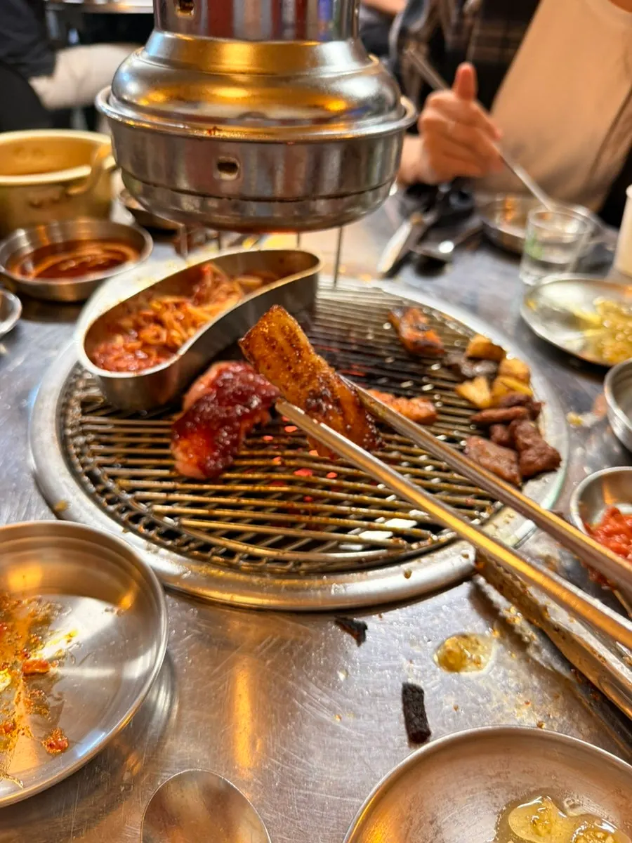 Well-cooked gochujang pork belly