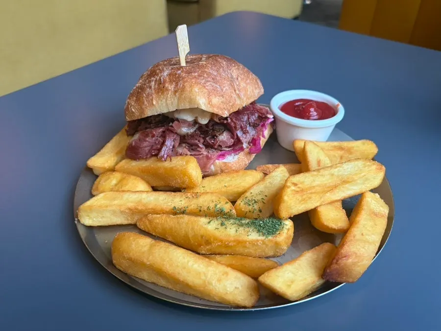 Pastrami sandwich menu item