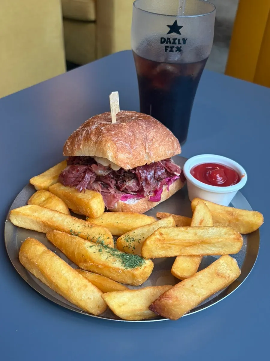 Pastrami sandwich menu item