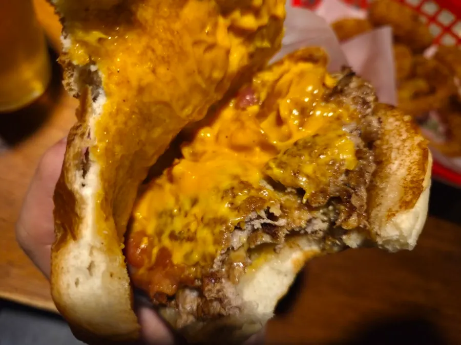 Nutty burger bun and special sauce