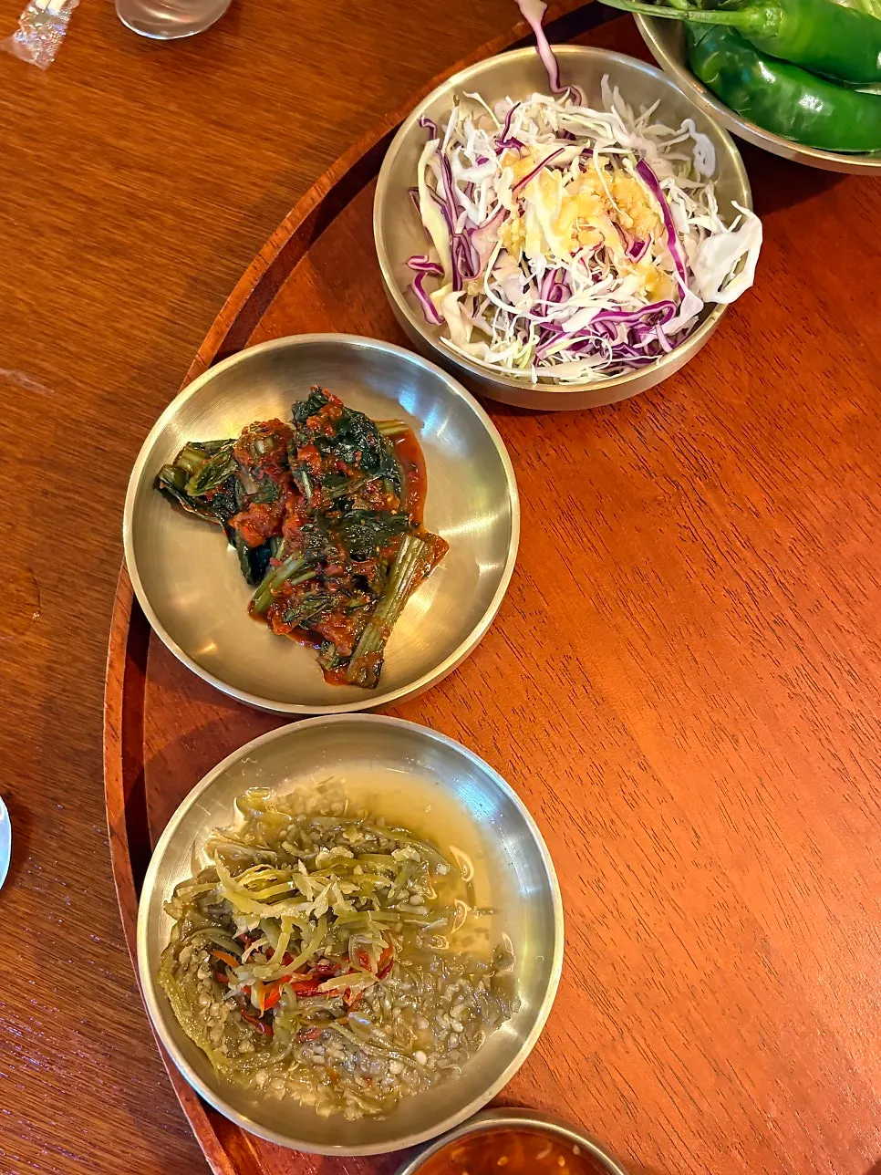 Side dishes for the fried jokbal set