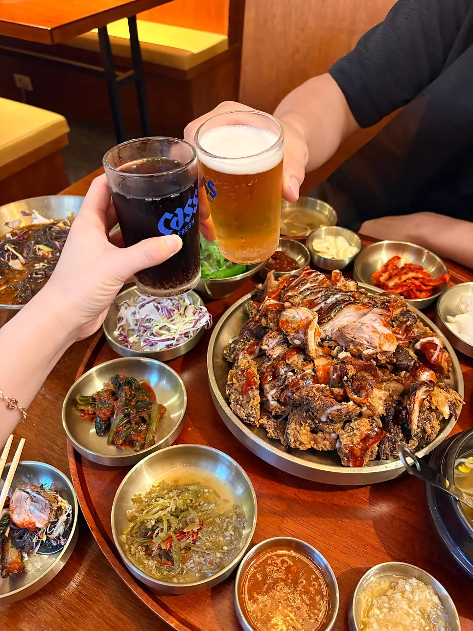 Clean-tasting jokbal without a meaty odor