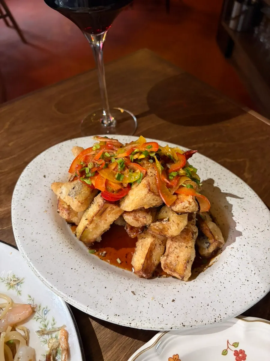 Food served in cute dishes