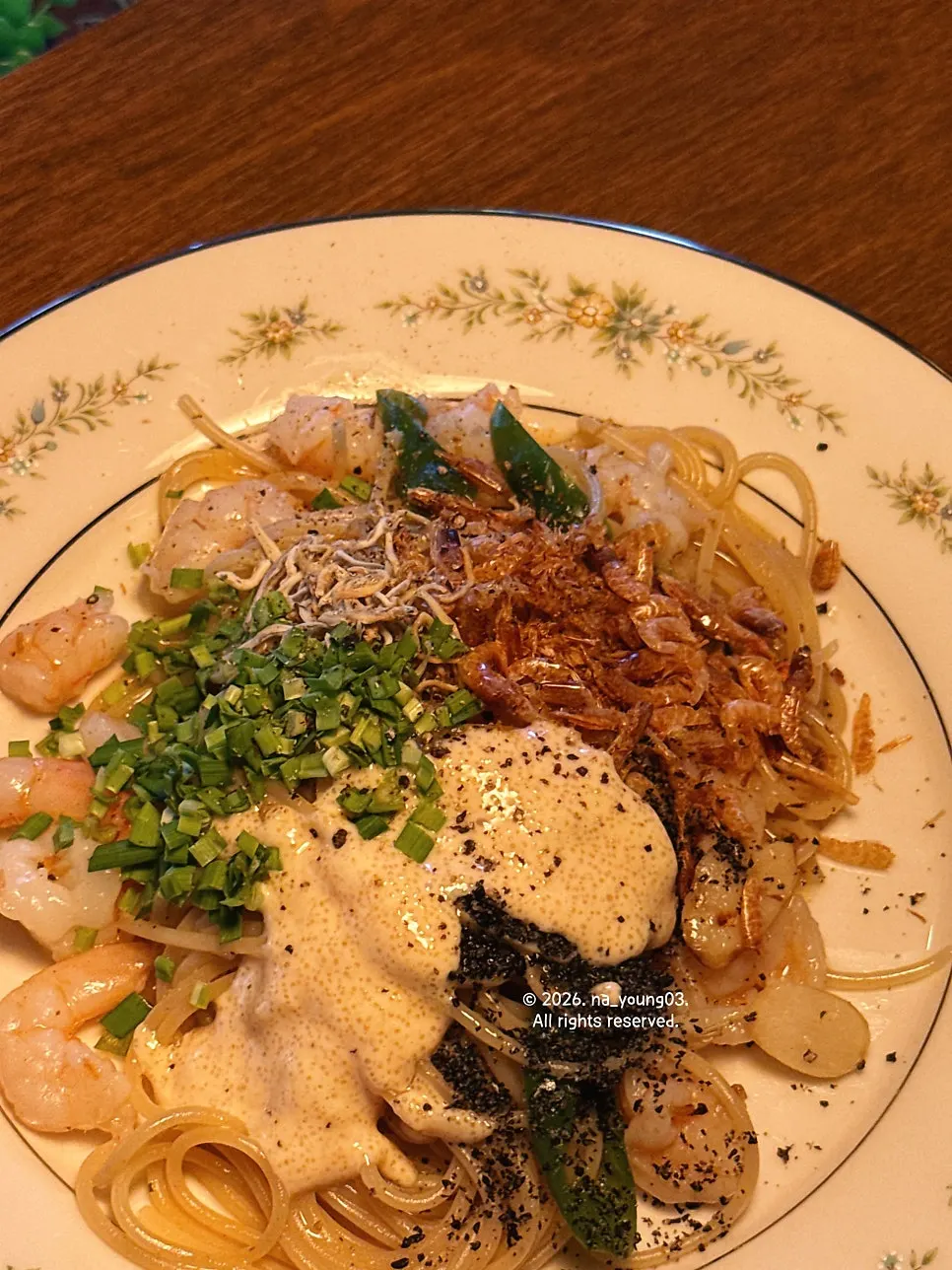 와인과 함께한 헤이지니 상차림