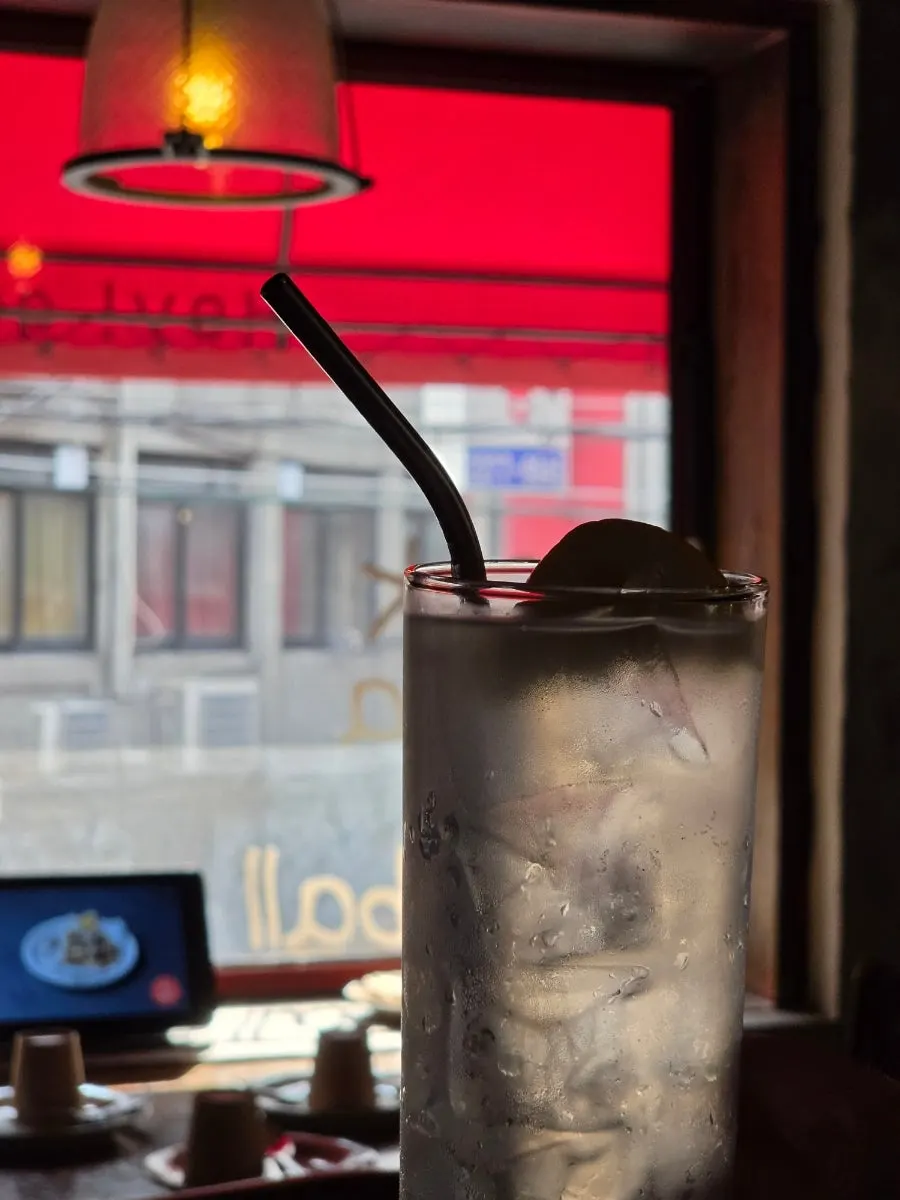 Hallabong tonic made with Hallasan soju