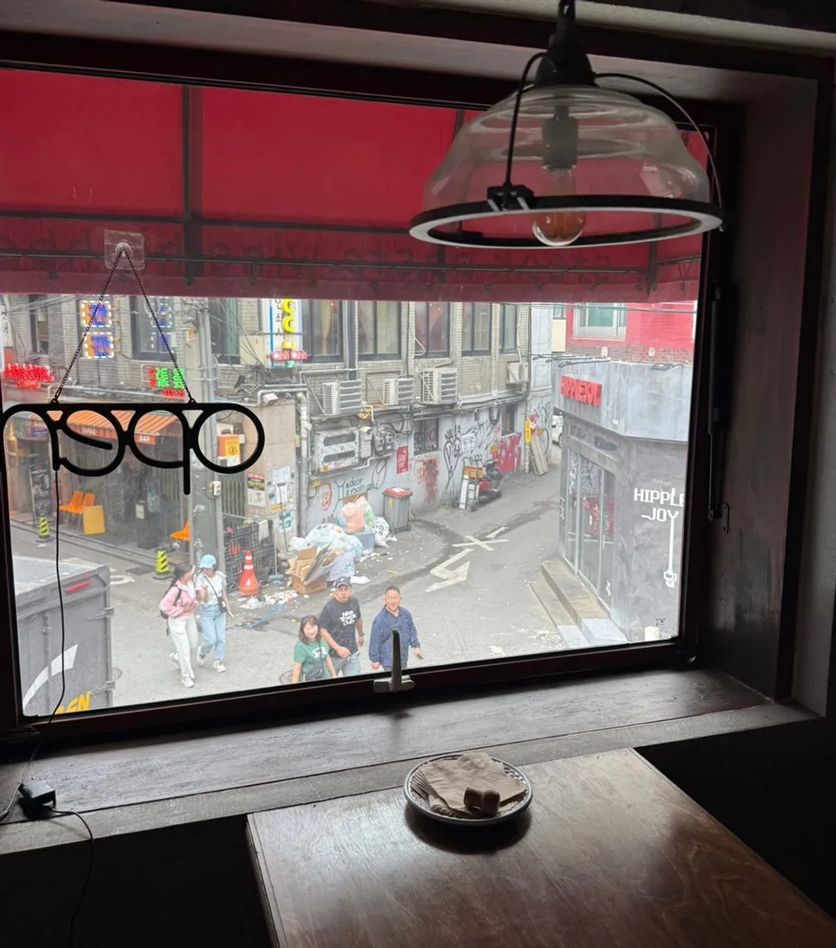 Interior of Hey Jinny with generously spaced tables