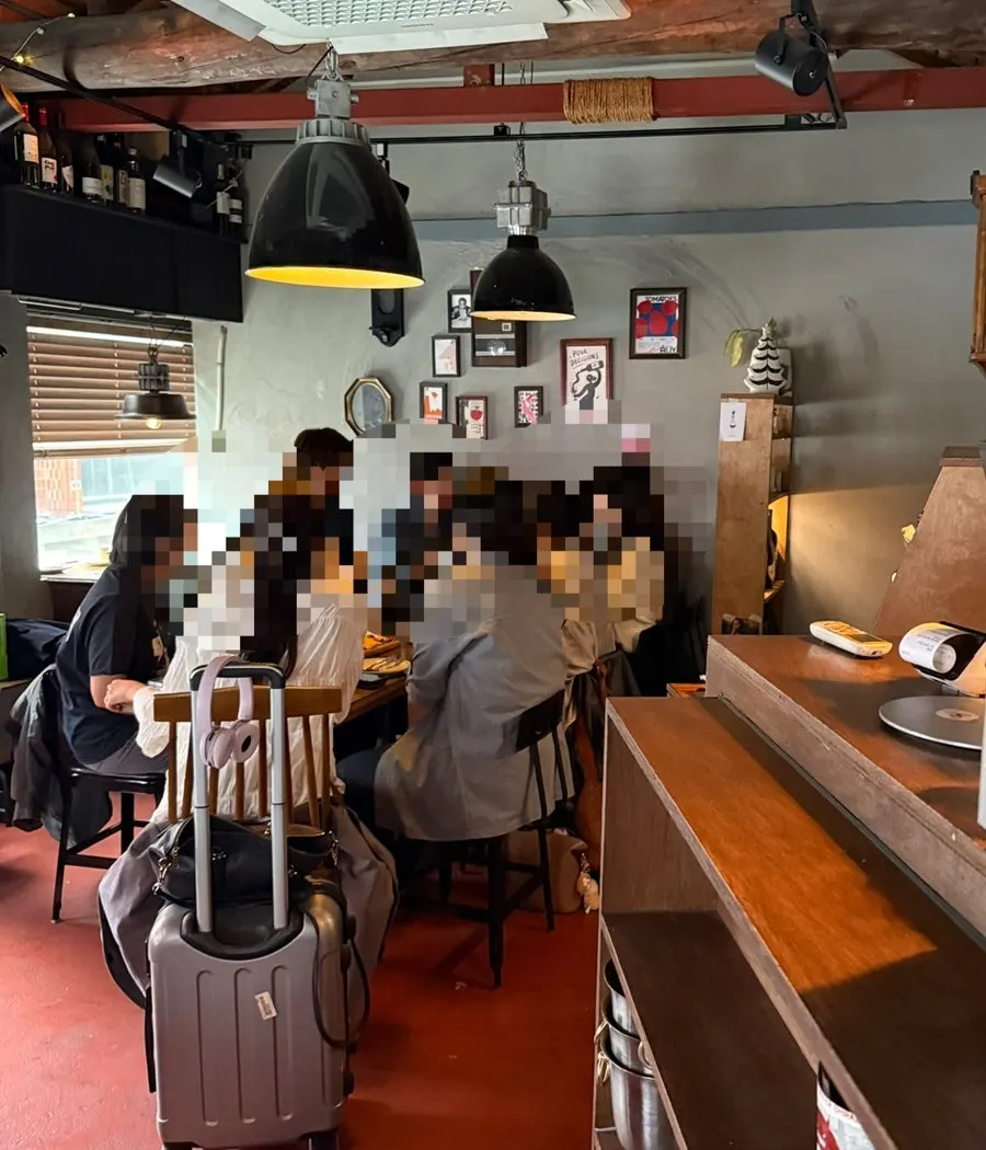 Second-floor space at Hey Jinny, good for a blind date