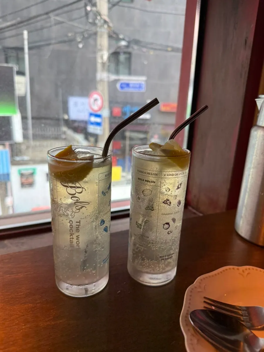 Two highballs ordered at Hey Jinny