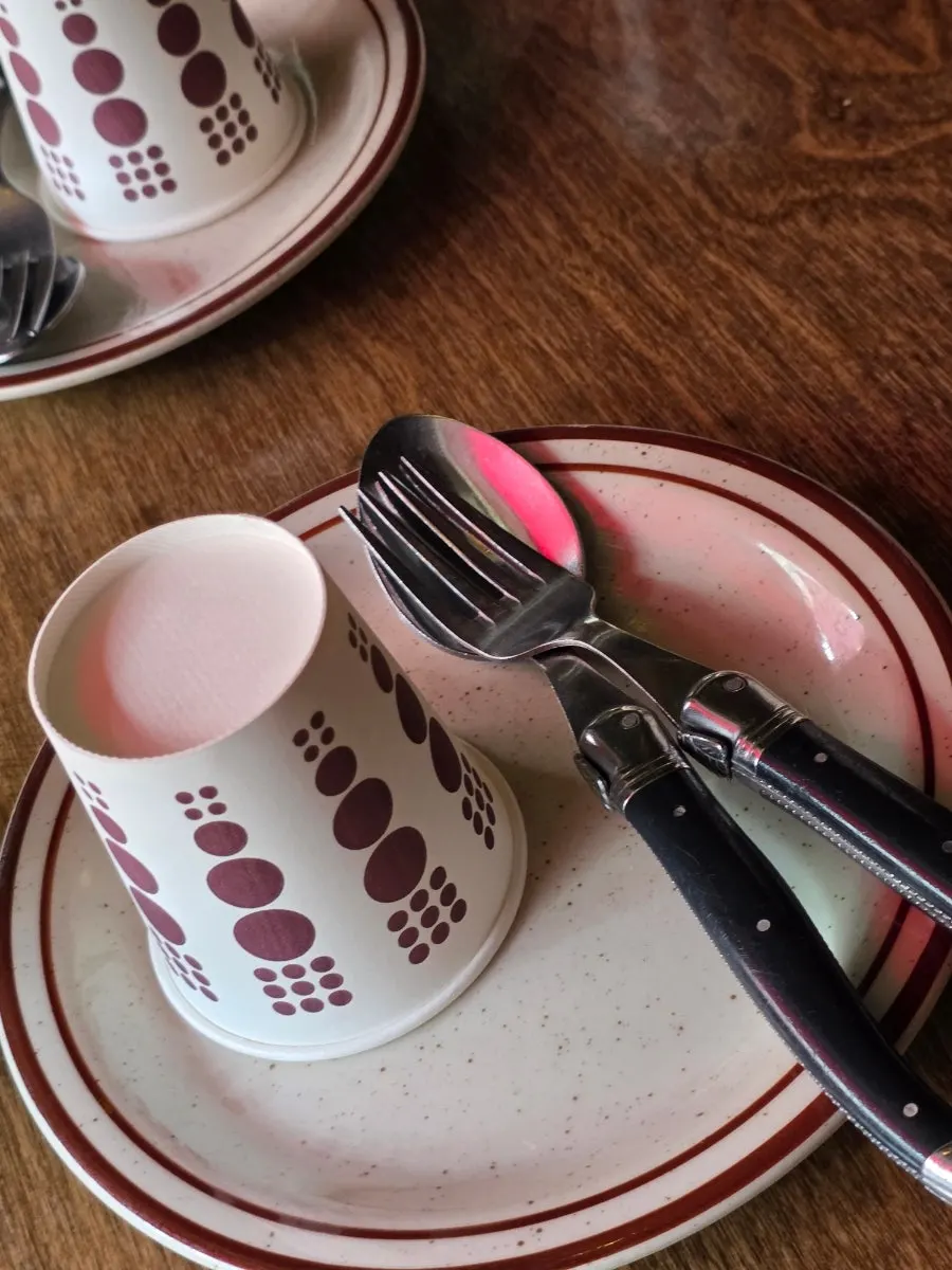 Cozy 2nd-floor table seating at Hey Jinny