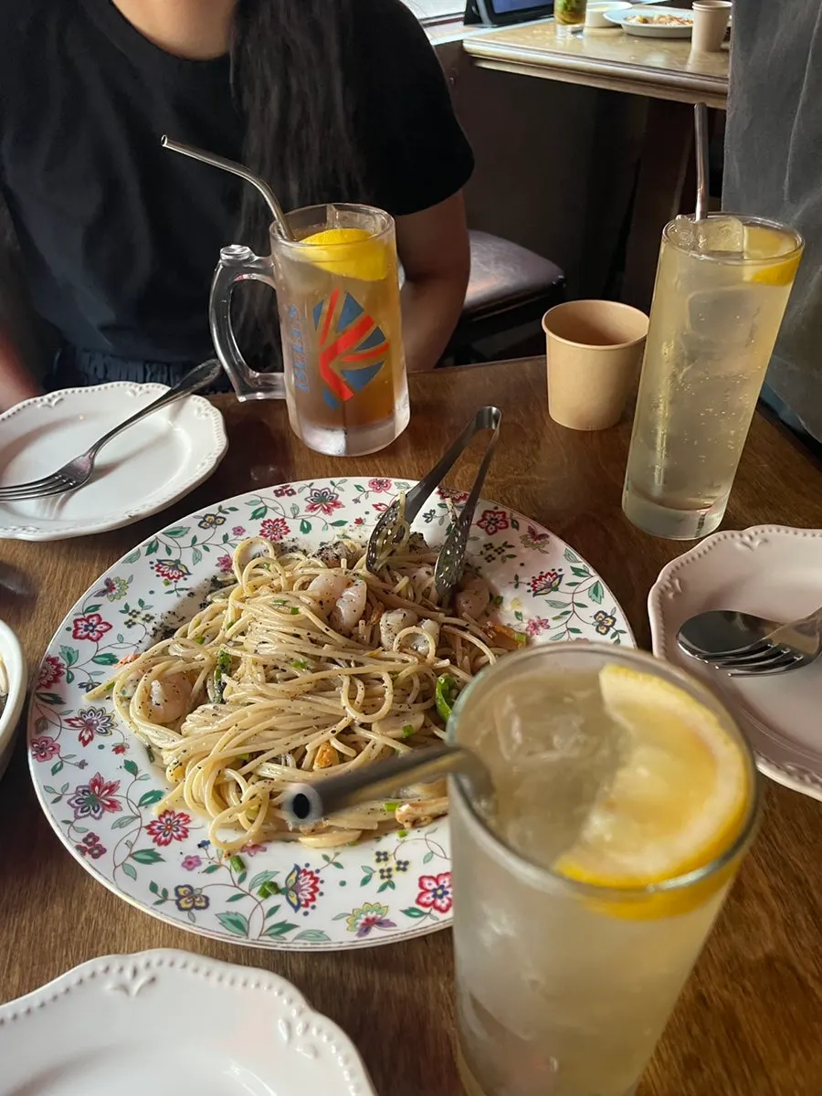 A glass of Earl Grey highball