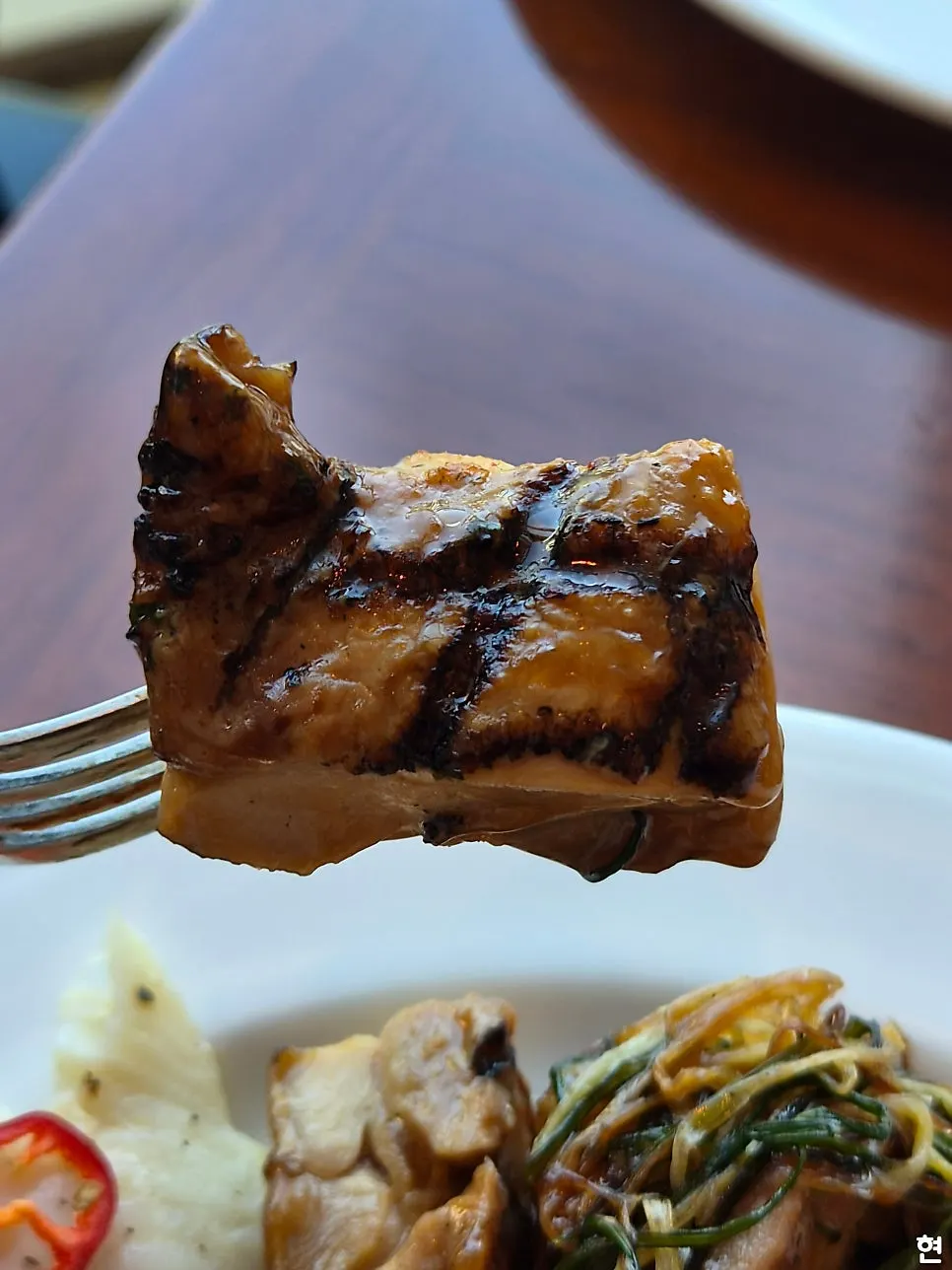 One last plate from the buffet