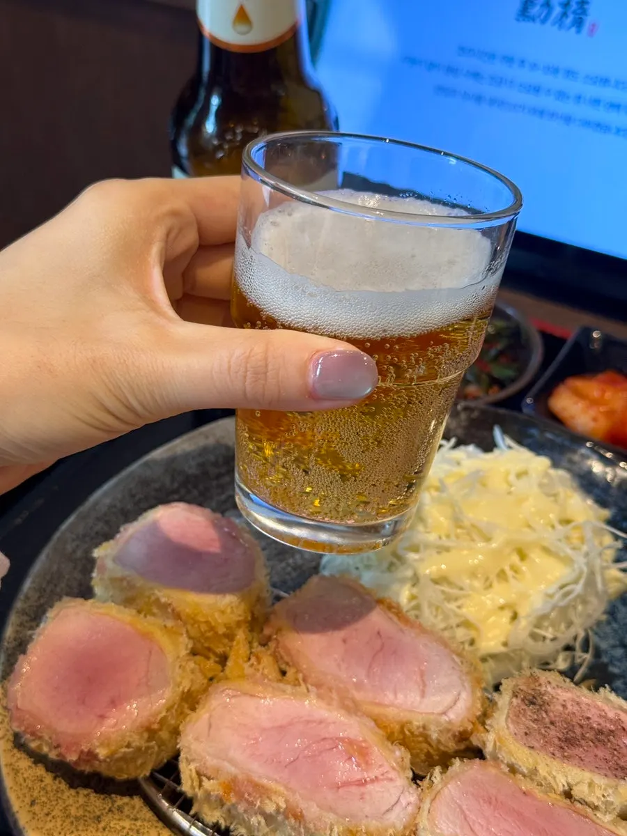 끝까지 먹은 카츠 한상