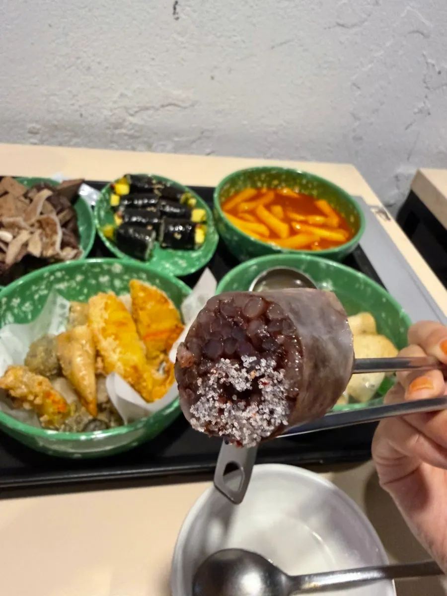 Kimmari fried snack soaked in broth