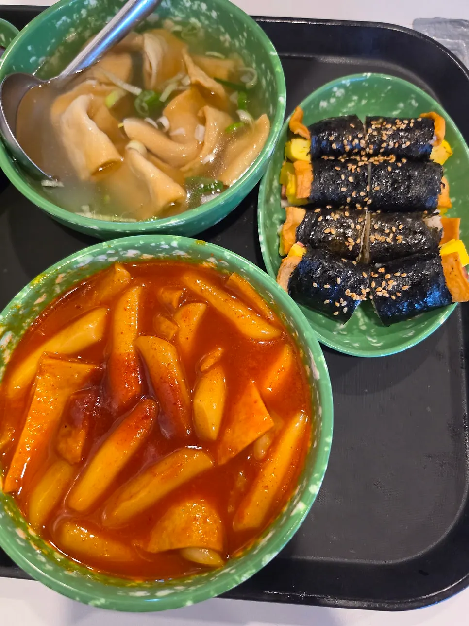 Korean snack set with sundae and offal